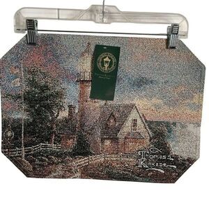 Thomas Kinkade Placemat A Light In The Storm Tapestry